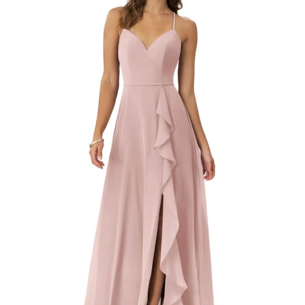 Azazie Naeem Bridesmaid Dress (Dusty Rose)